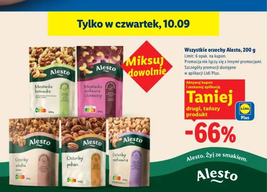Orzechy Alesto +5 wariantów