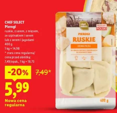 Pierogi ruskie Chef Select +4 warianty