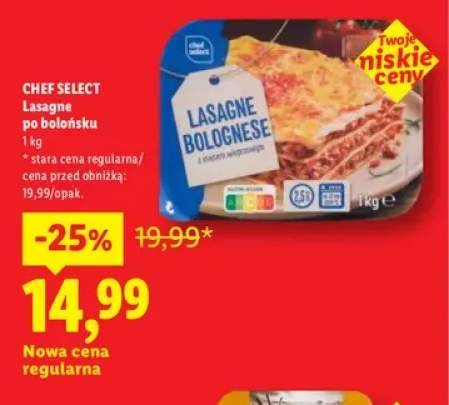 Lasagne po bolońsku Chef Select