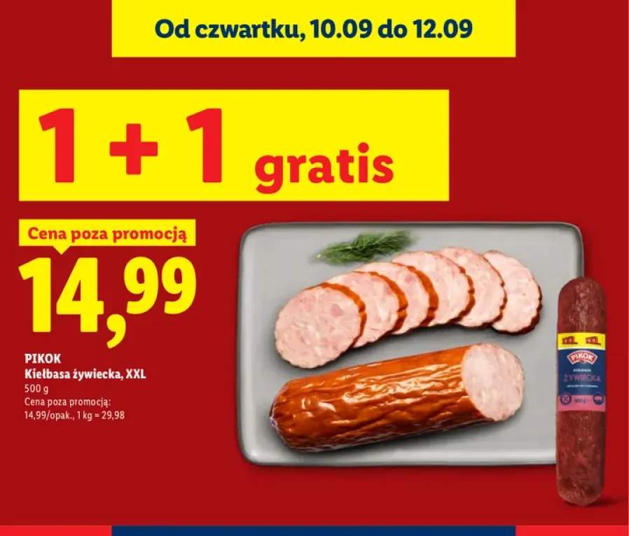 Kiełbasa żywiecka XXL Pikok