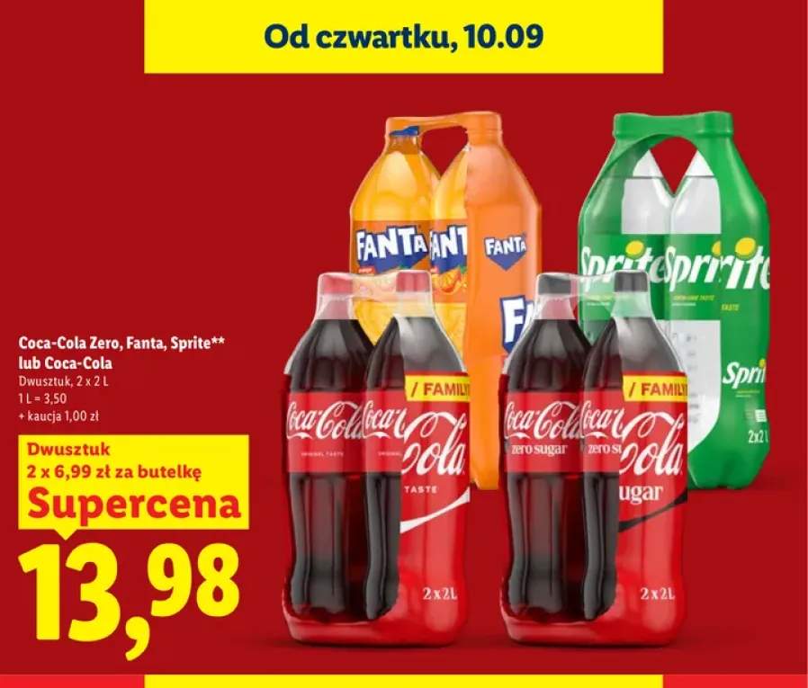 Napój gazowany Coca-Cola 2-pak +3 warianty