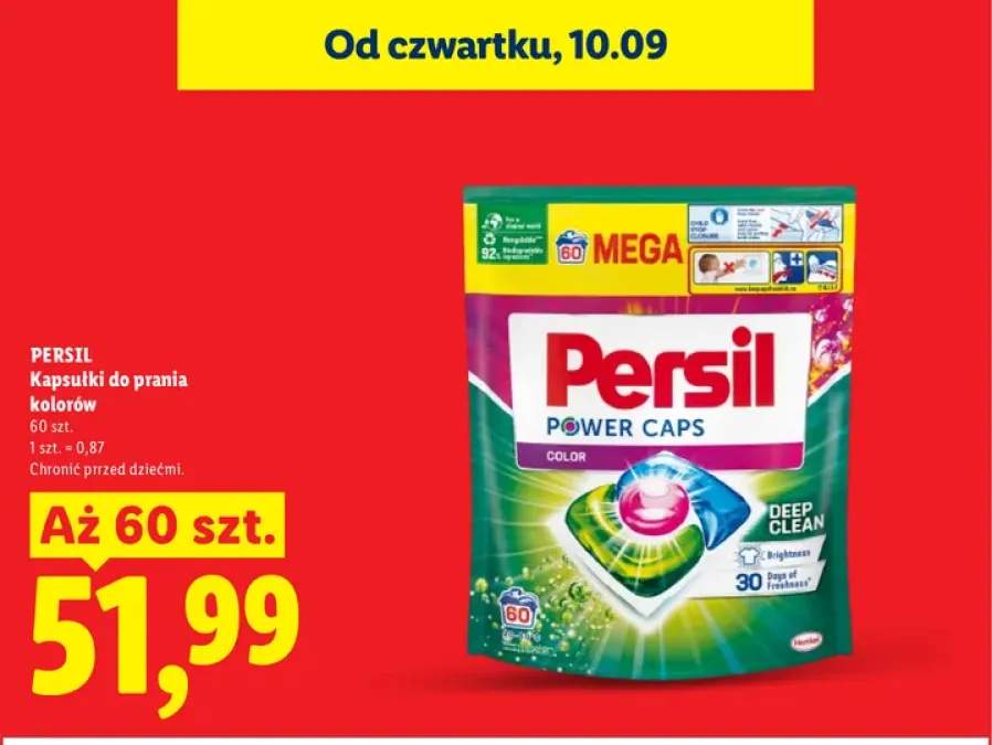 Kapsułki do prania kolorów Persil