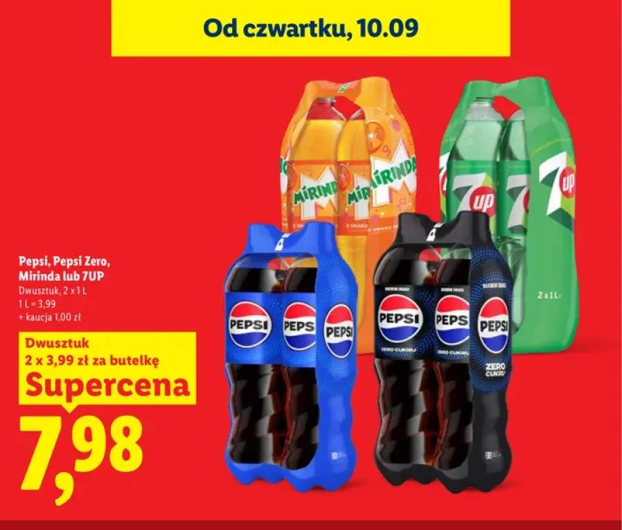Napój gazowany Pepsi 2-pak +3 warianty