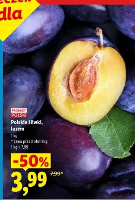 Śliwki polskie luzem