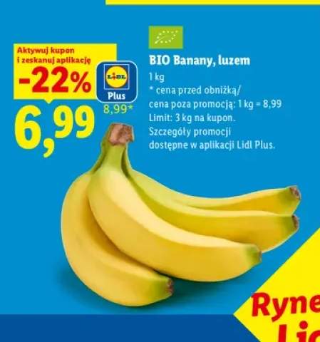 Banany BIO luzem