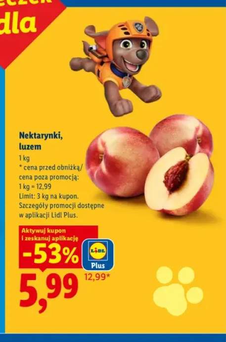 Nektarynki luzem