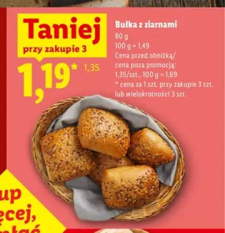 Bułka z ziarnami