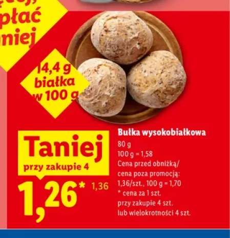 Bułka wysokobiałkowa