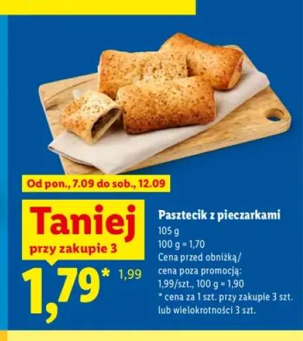 Pasztecik z pieczarkami