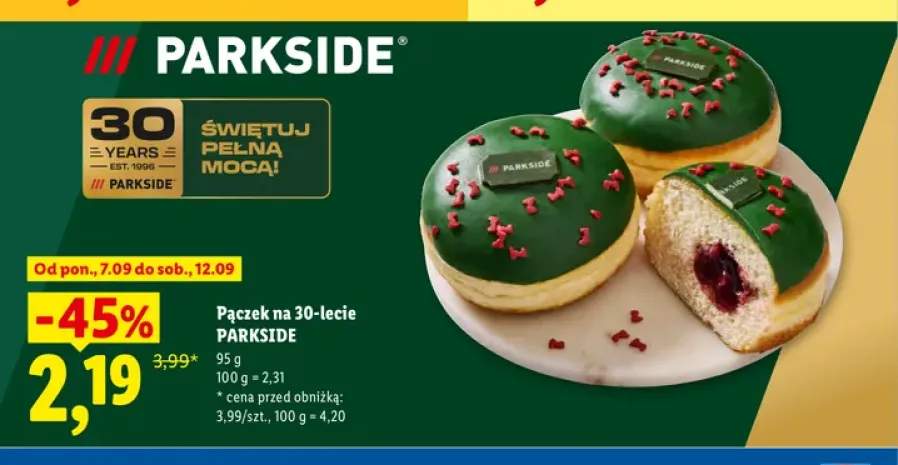 Pączek na 30-lecie Parkside