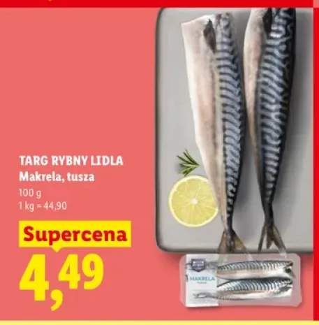 Makrela tusza Targ Rybny Lidla