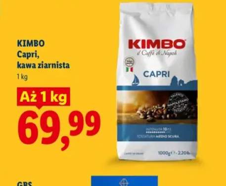 Kawa ziarnista Capri Kimbo