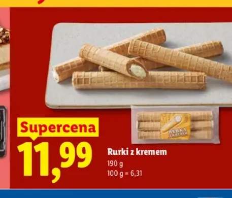 Rurki z kremem