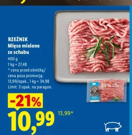 Mięso mielone ze schabu Rzeźnik