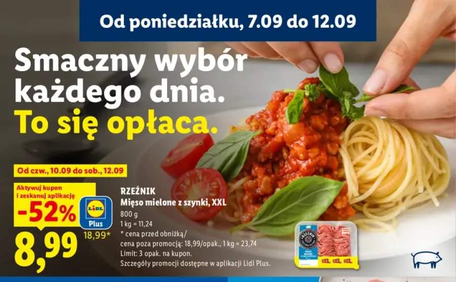 Mięso mielone z szynki XXL Rzeźnik