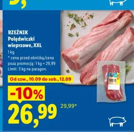 Polędwiczki wieprzowe XXL Rzeźnik