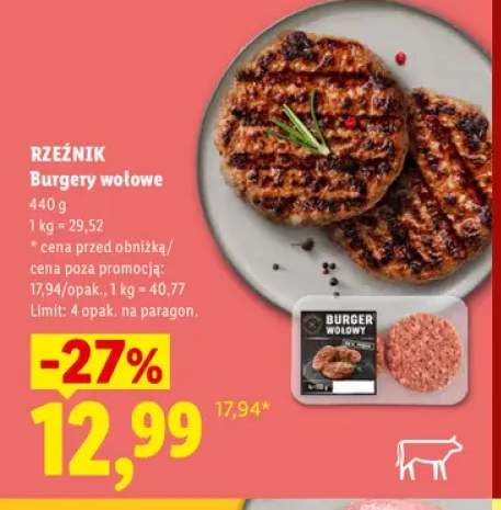Burgery wołowe Rzeźnik