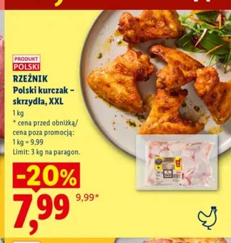 Polski kurczak - skrzydła XXL Rzeźnik