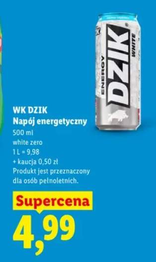 Napój energetyczny WK Dzik White Zero