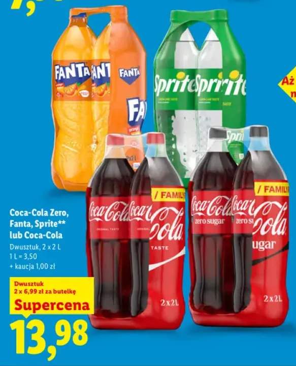 Napój gazowany Coca-Cola 2-pak +3 warianty