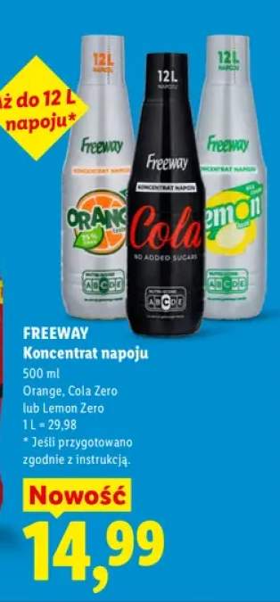 Koncentrat napoju Orange Freeway +2 warianty