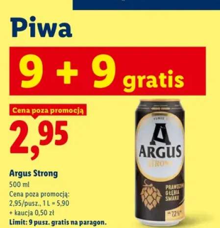 Piwo Argus Strong