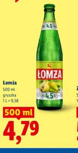 Piwo Łomża gruszka