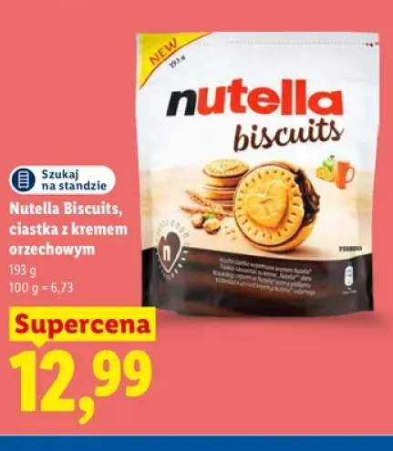 Nutella Biscuits ciastka z kremem orzechowym