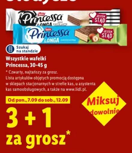 Wafelki Princessa +2 warianty