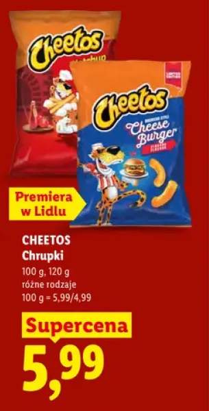 Chrupki Cheetos ketchup +1 wariant
