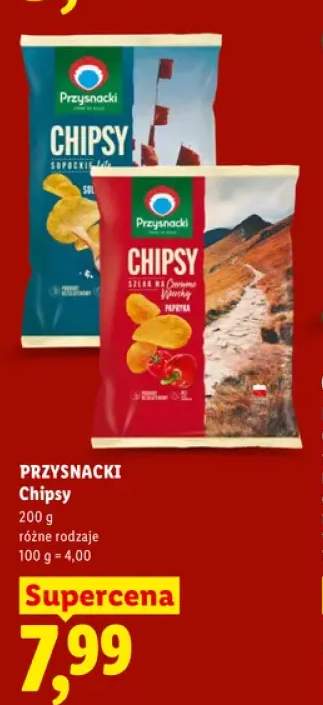 Chipsy Przysnacki solone +1 wariant