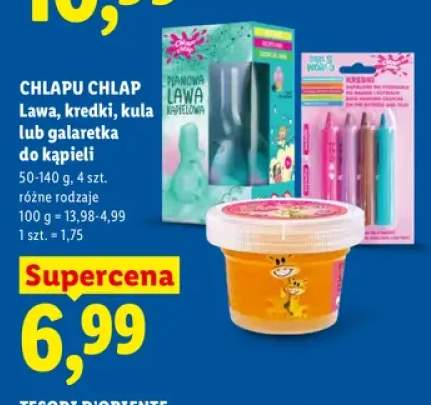 Lawa do kąpieli Chlapu Chlap +3 warianty
