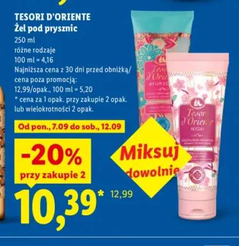 Żel pod prysznic Tesori d'Oriente