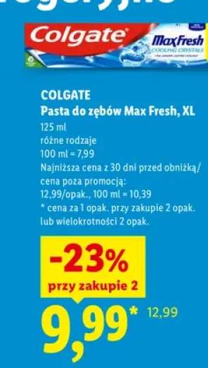 Pasta do zębów Max Fresh XL Colgate