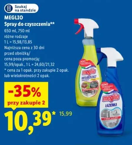 Spray do czyszczenia Meglio