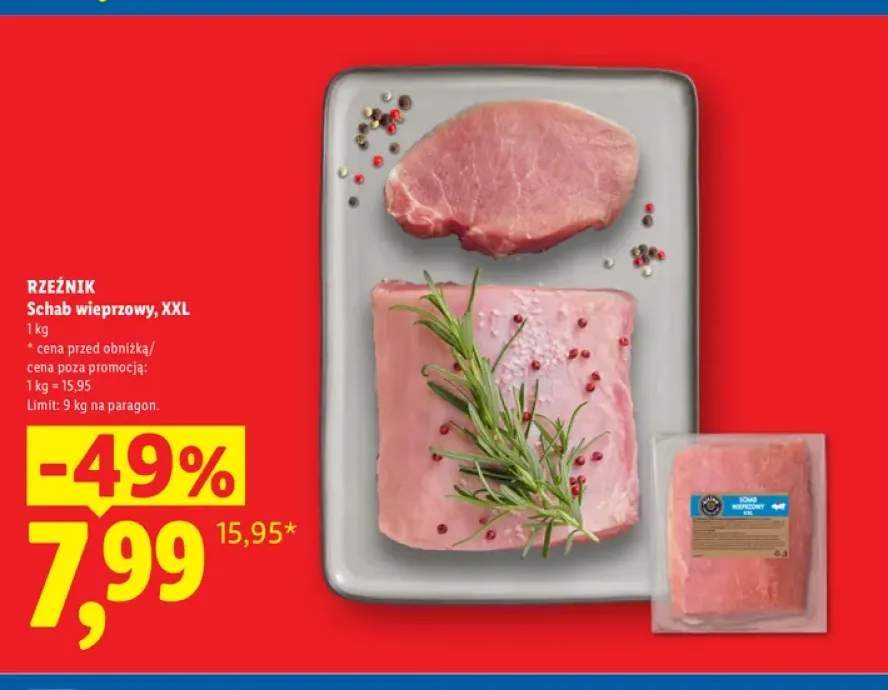 Schab wieprzowy XXL Rzeźnik