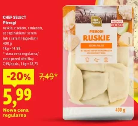 Pierogi ruskie Chef Select +4 warianty