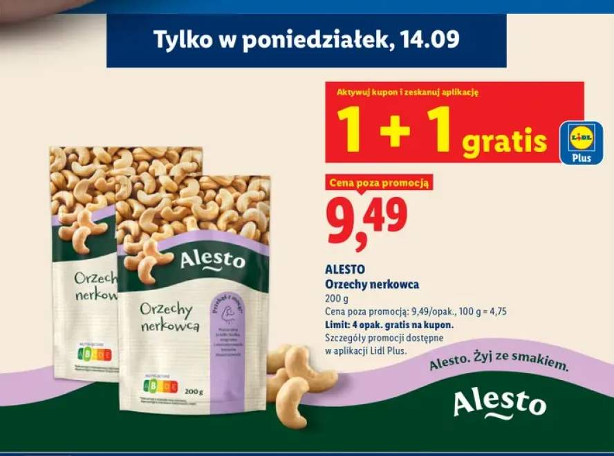 Orzechy nerkowca Alesto
