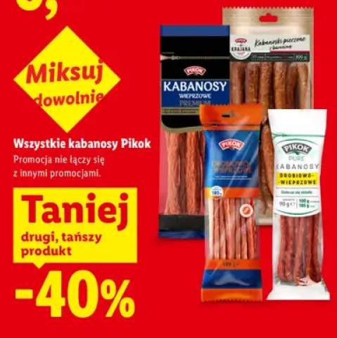 Kabanosy Pikok +4 warianty