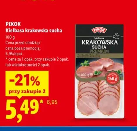 Kiełbasa krakowska sucha Pikok