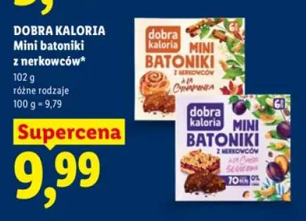 Mini batoniki z nerkowców a la cynamonka Dobra Kaloria +1 wariant