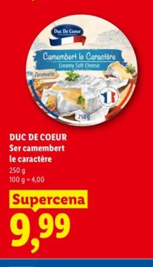 Ser camembert le caractère Duc De Coeur