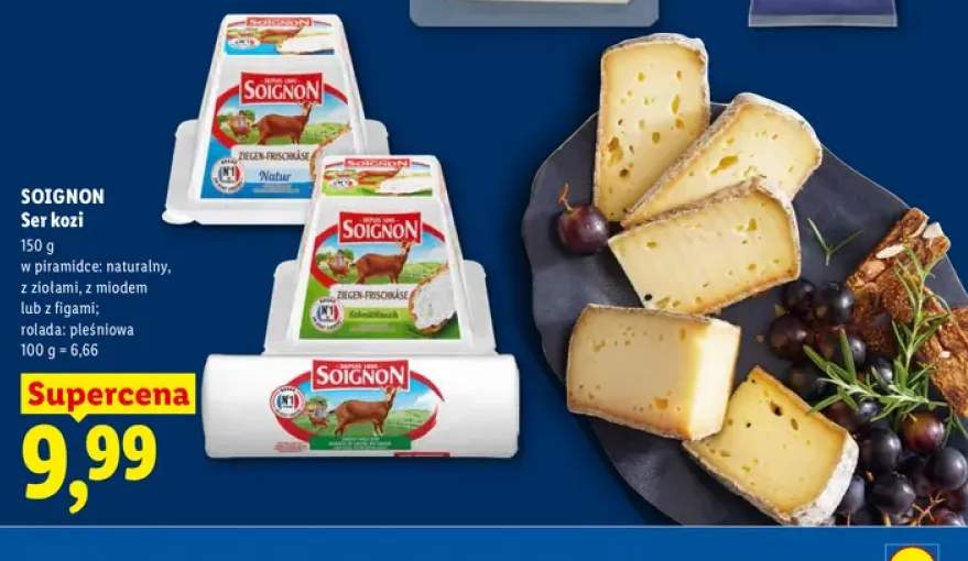 Ser kozi w piramidce naturalny Soignon +4 warianty