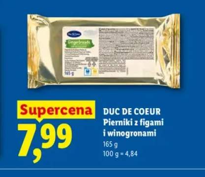 Pierniki z figami i winogronami Duc De Coeur