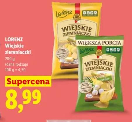Wiejskie ziemniaczki masło z solą Lorenz +1 wariant