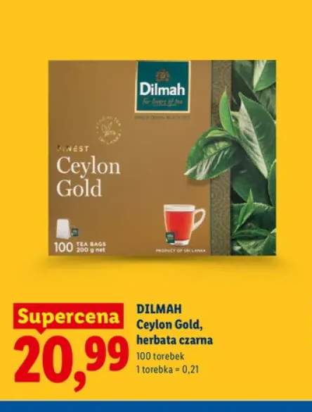 Herbata czarna Ceylon Gold Dilmah