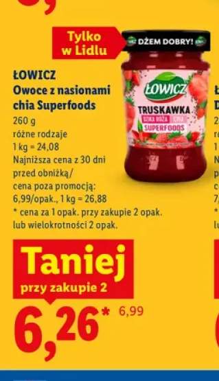 Owoce z nasionami chia Superfoods Łowicz