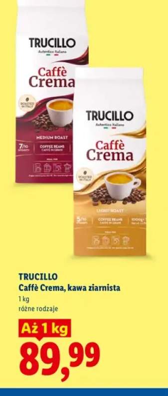 Kawa ziarnista Caffè Crema Trucillo