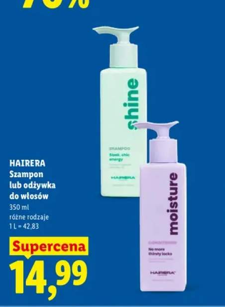 Szampon do włosów Hairera +1 wariant