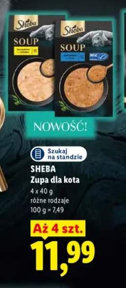 Zupa dla kota 4-pak Sheba